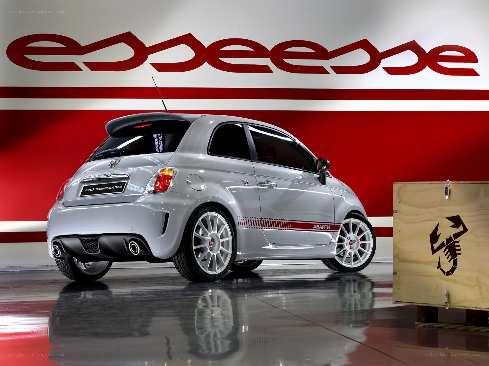 Silver Fiat Abarth Essesse