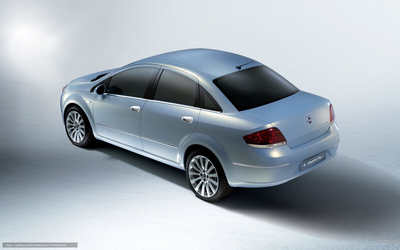 silver fiat linea sedan