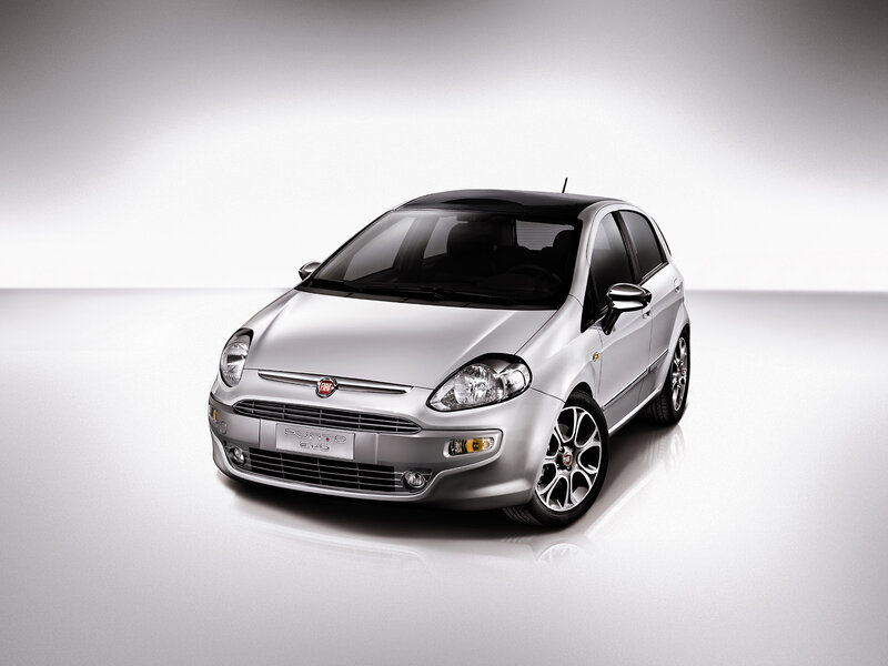 Silver Fiat Punto Evo — Neutral