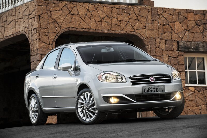 Silver Fiat Sedan