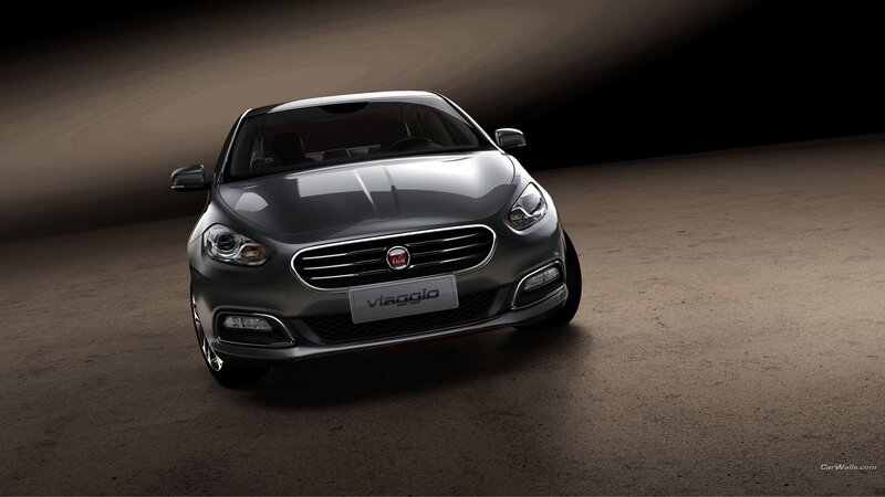 Silver Fiat Viaggio Car — Gray