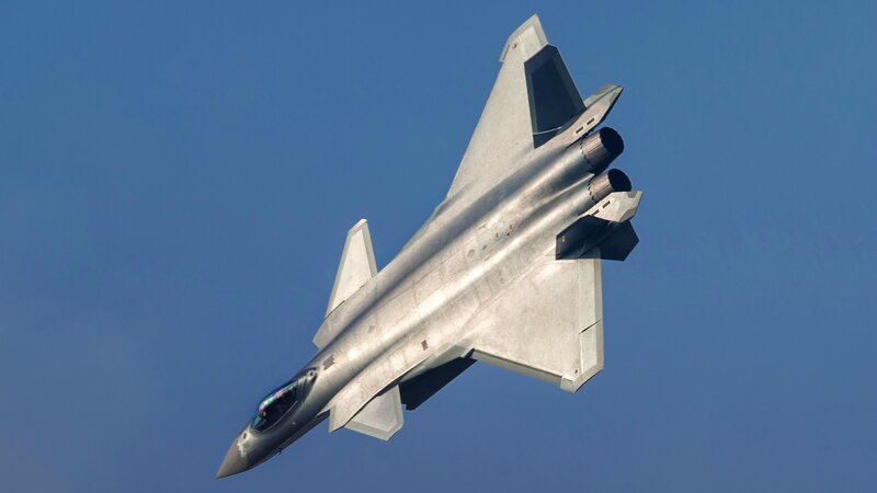 Silver Fighter Jet — Blue, Clear