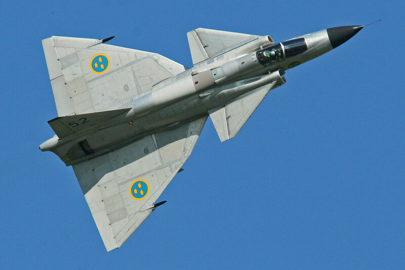 Silver Fighter Jet — Gray