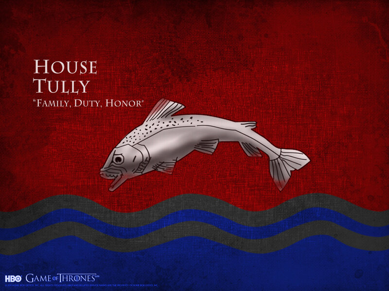Silver Fish on Red Background