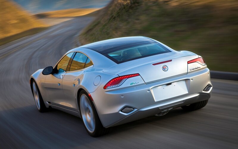 silver fisker karma driving