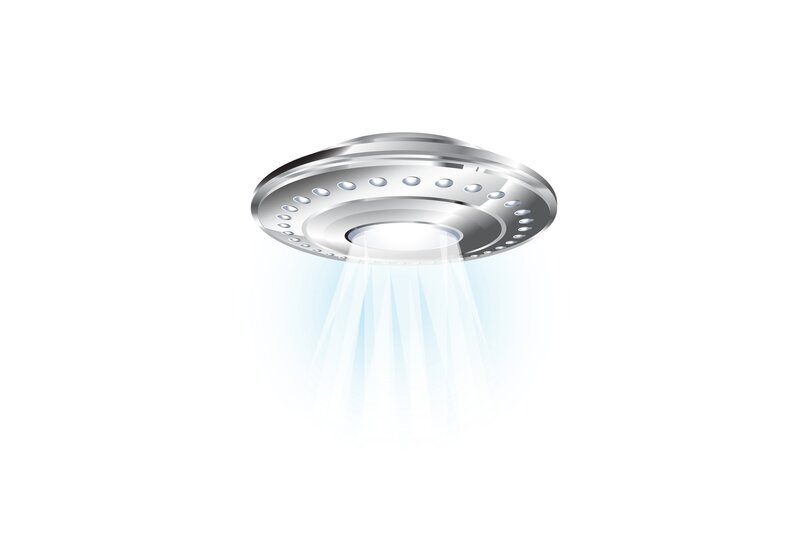Silver Flying Saucer