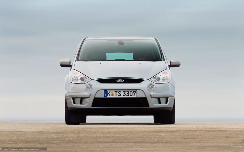 silver ford c-max front view