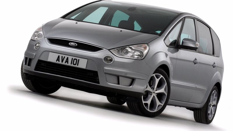 silver ford c-max minivan