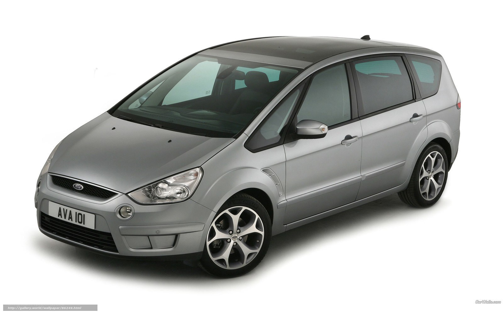 silver ford c-max minivan
