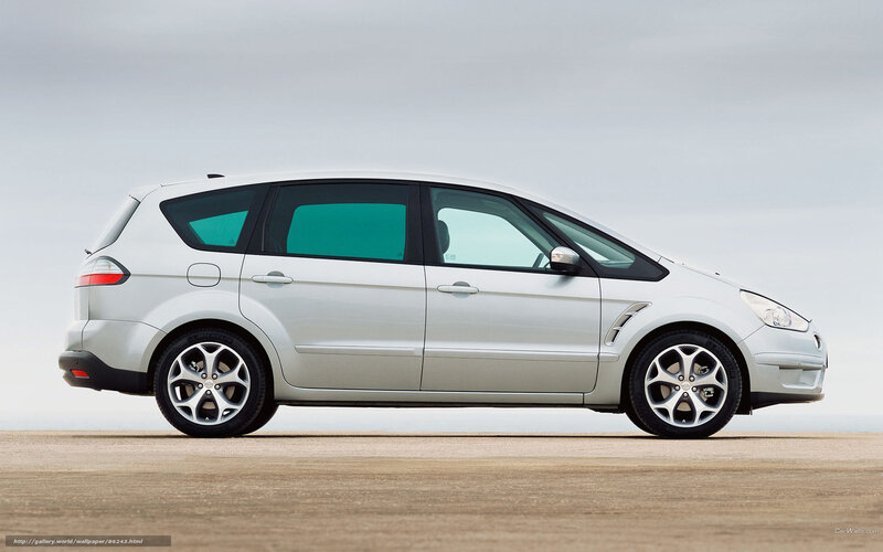 silver ford c-max side view