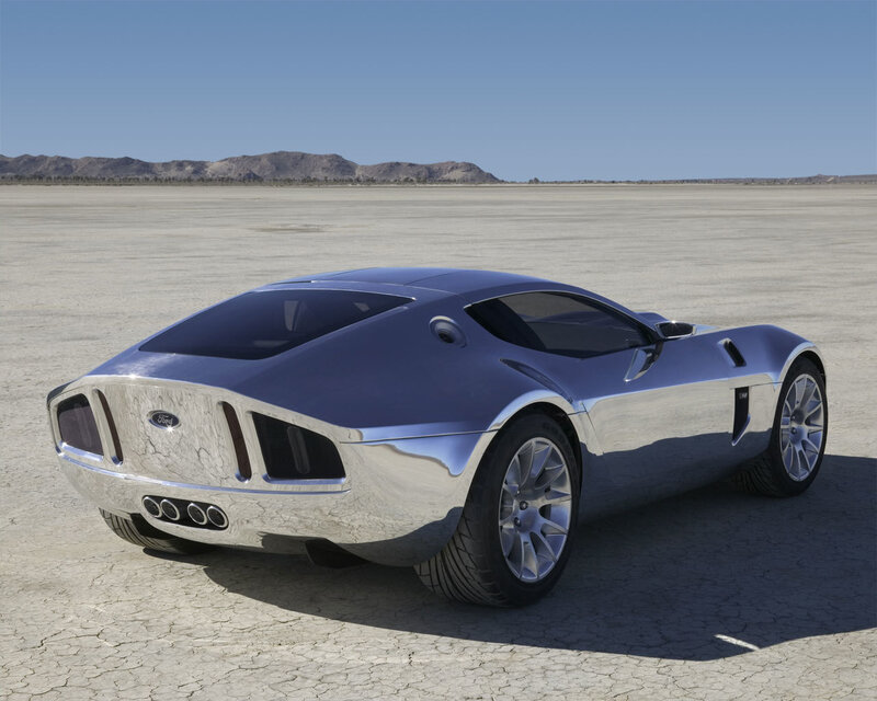 Silver Ford concept car