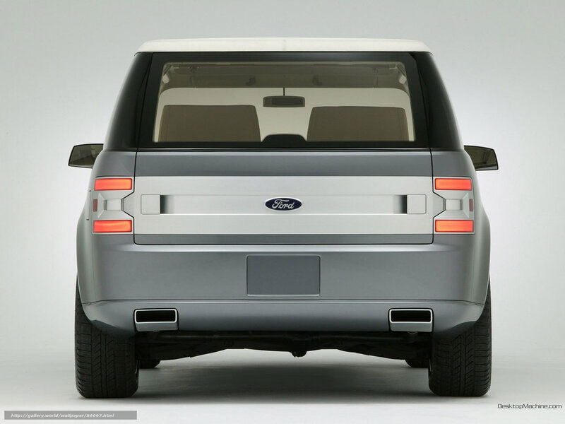 Silver Ford Concept Car — Gray