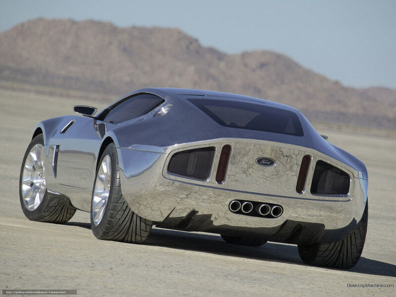 Silver Ford concept car