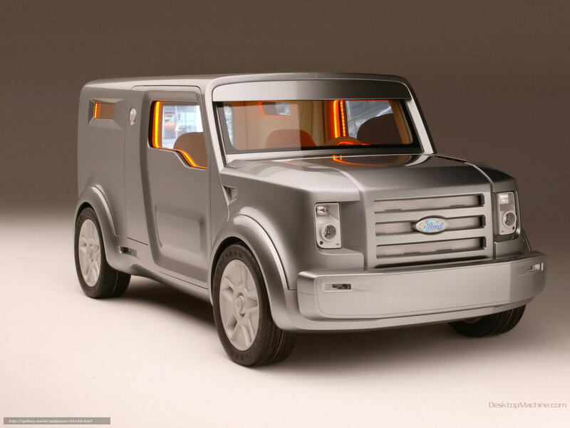 Silver Ford concept vehicle