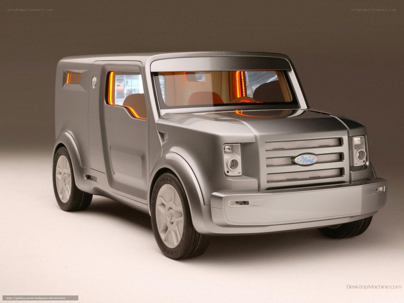 Silver Ford concept vehicle