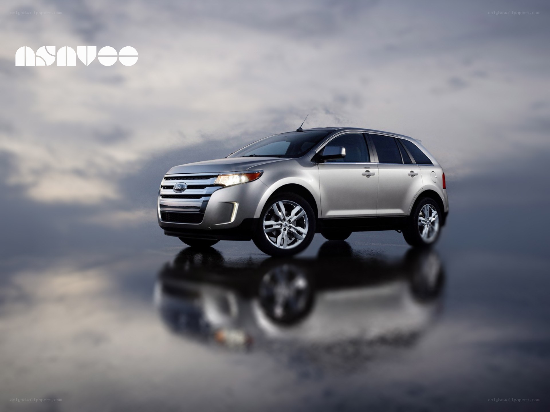 silver ford edge suv
