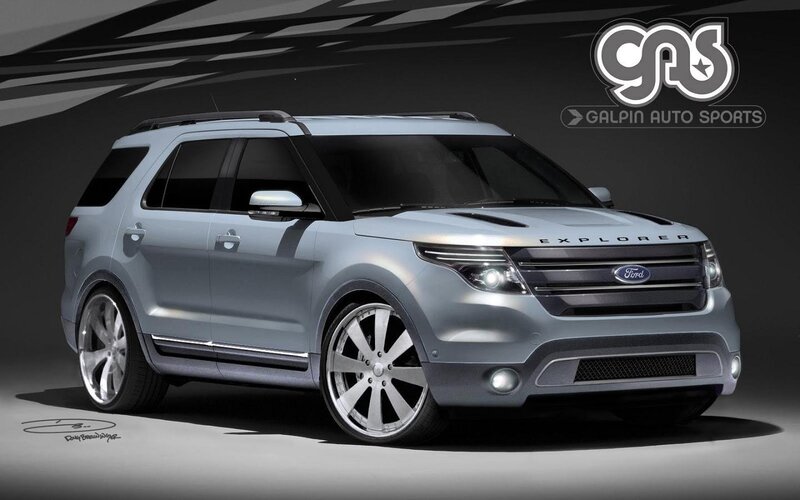 Silver Ford Explorer