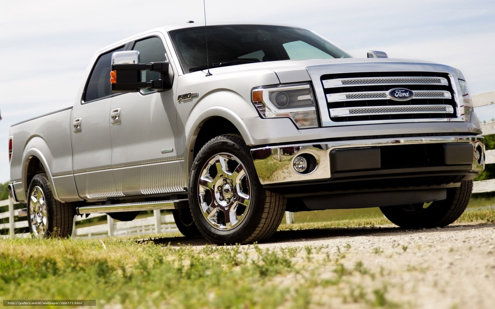 silver Ford F-150 pickup truck