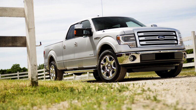 Silver Ford F-150 Truck — Calm