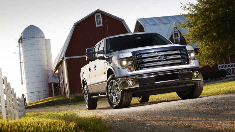 Silver Ford F-150 Truck