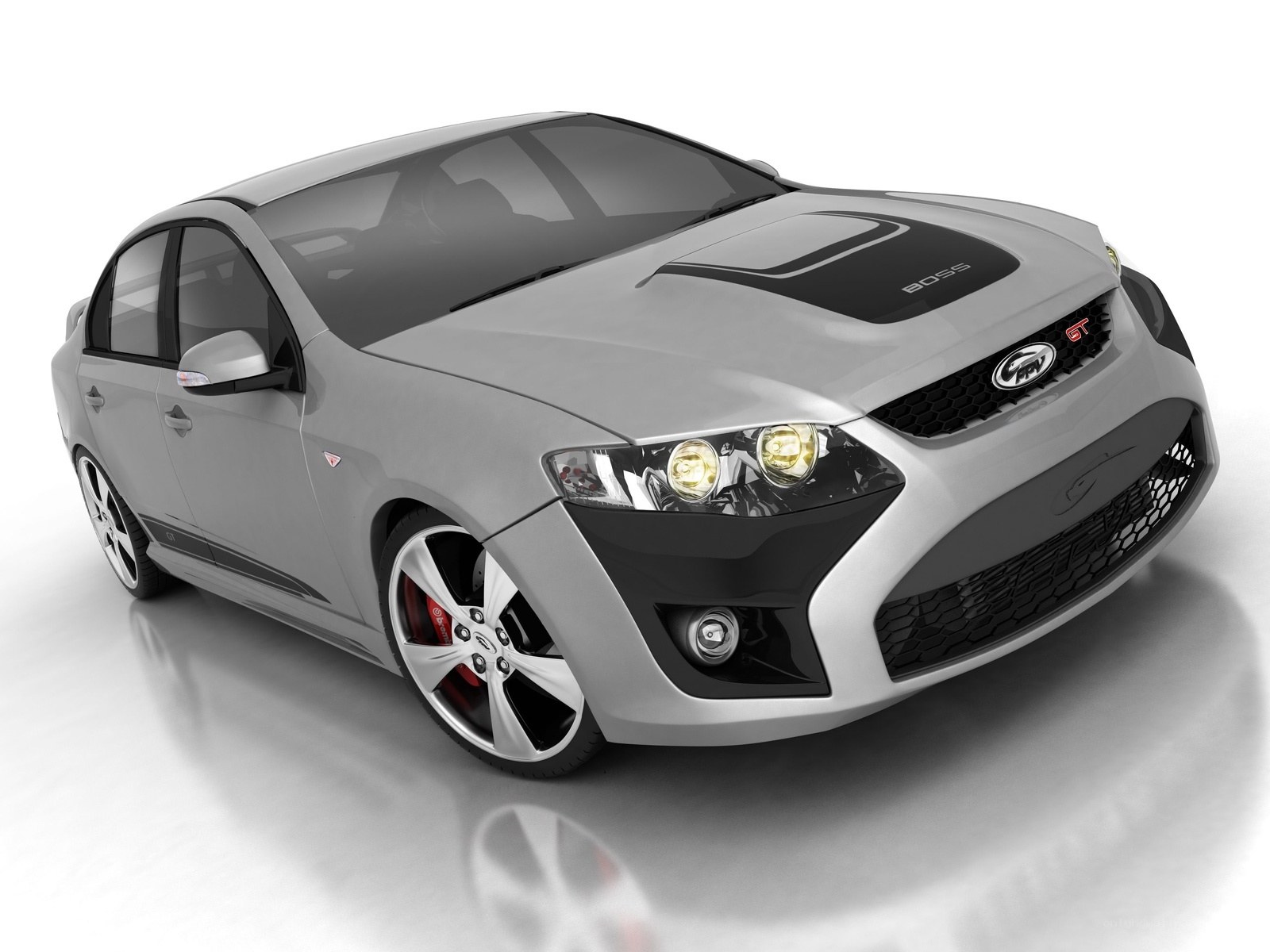 silver ford falcon boss gt