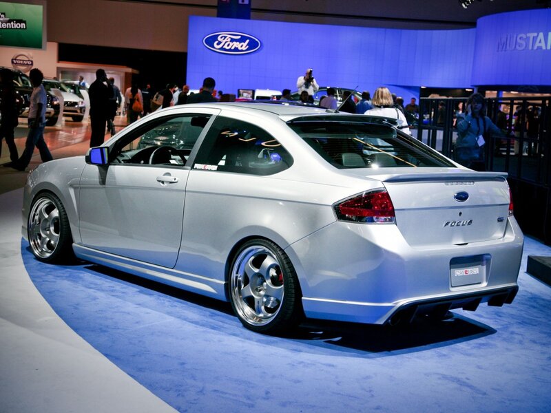 Silver Ford Focus Car — Neutral, Photograph, Car Show