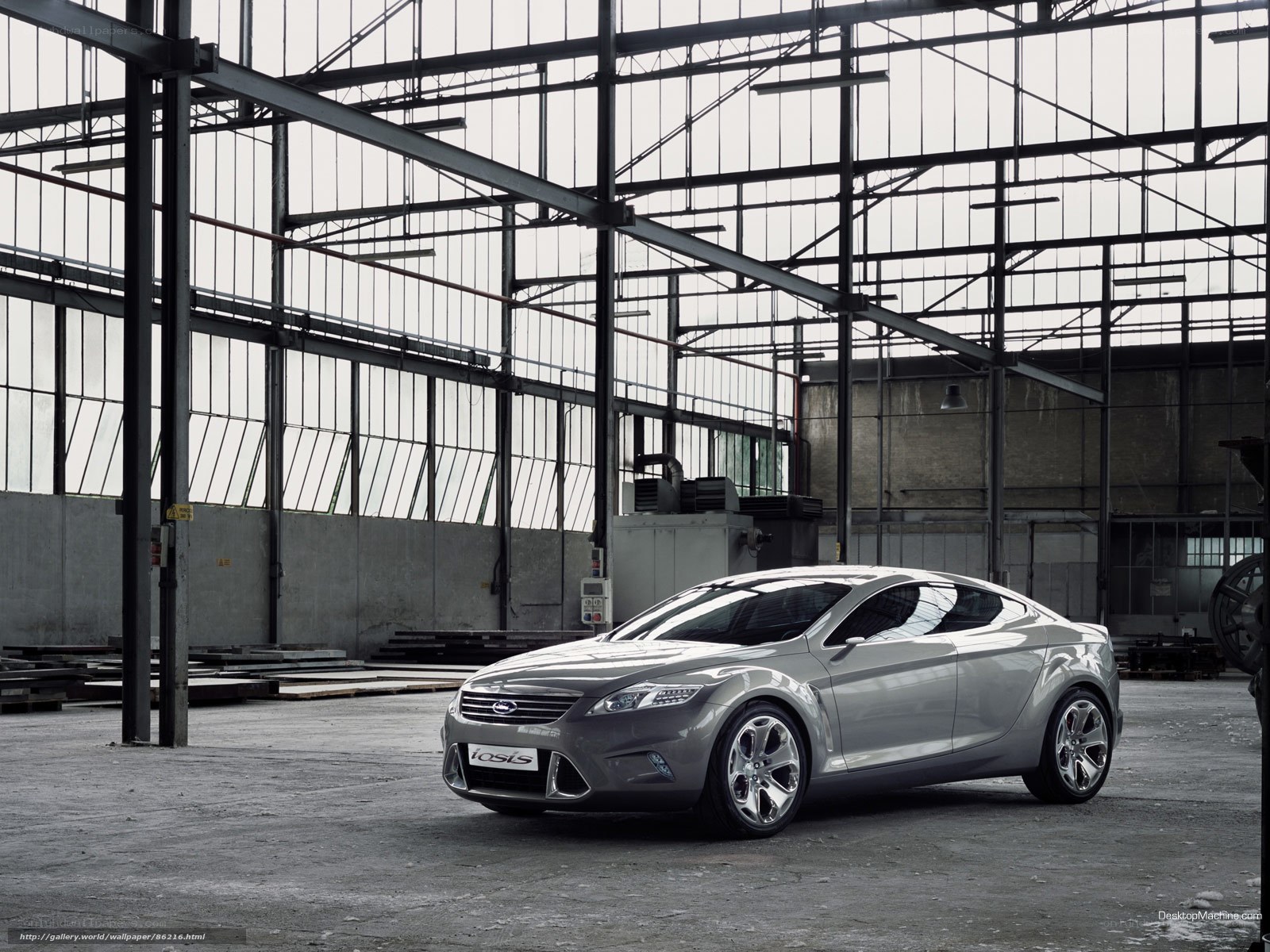 Silver Ford Iosis Concept Car