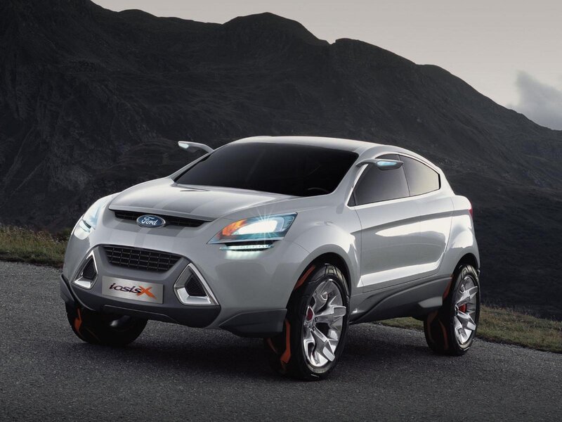 Silver Ford Iosis X concept car