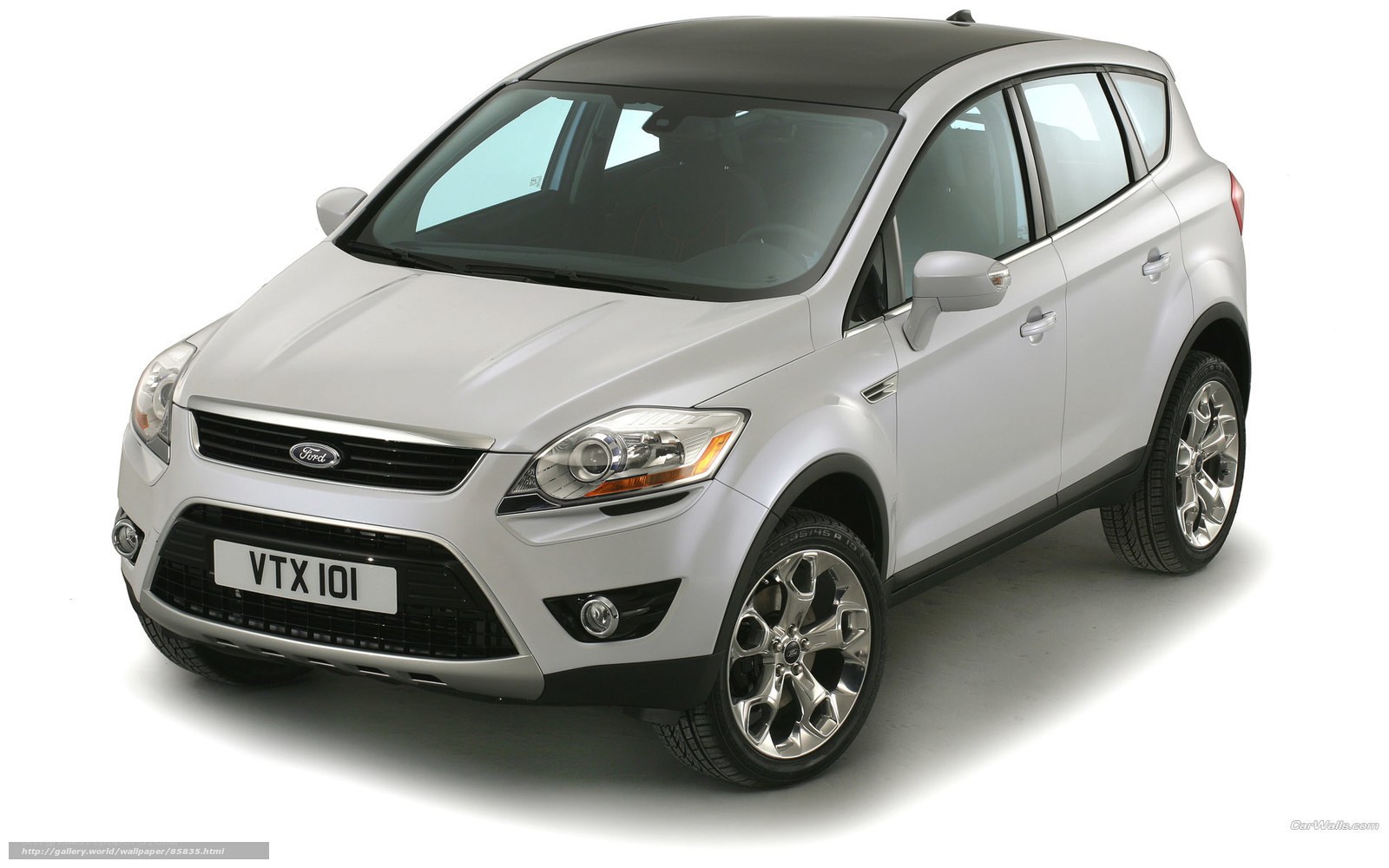 silver ford kuga suv