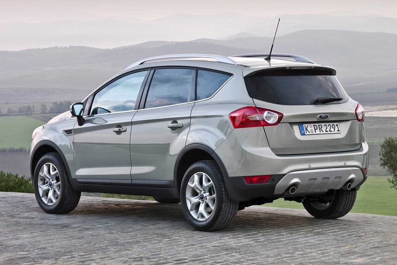 Silver Ford Kuga Suv — Gray