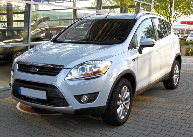 Silver Ford Kuga Suv — Neutral, Afternoon