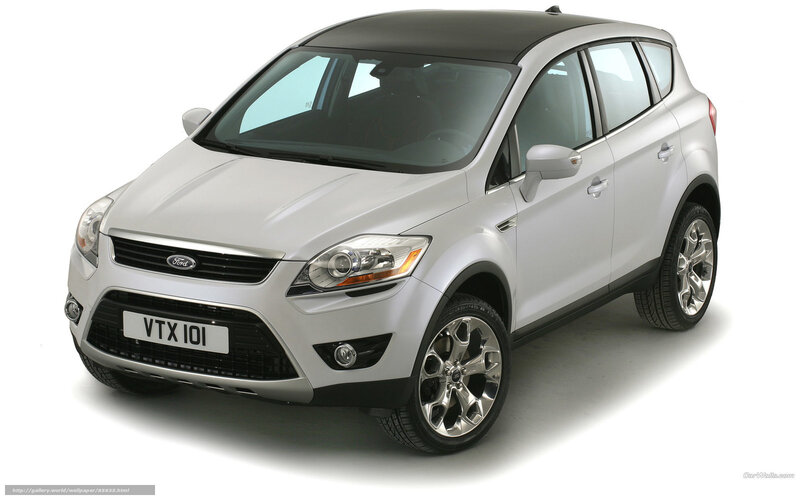 Silver Ford Kuga