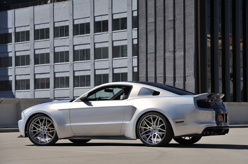 Silver Ford Mustang — Dramatic, Afternoon, Photograph, Car, Building
