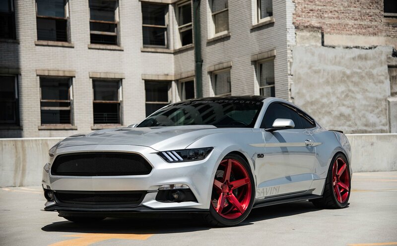Silver Ford Mustang — Dramatic, Afternoon, Photograph, Car