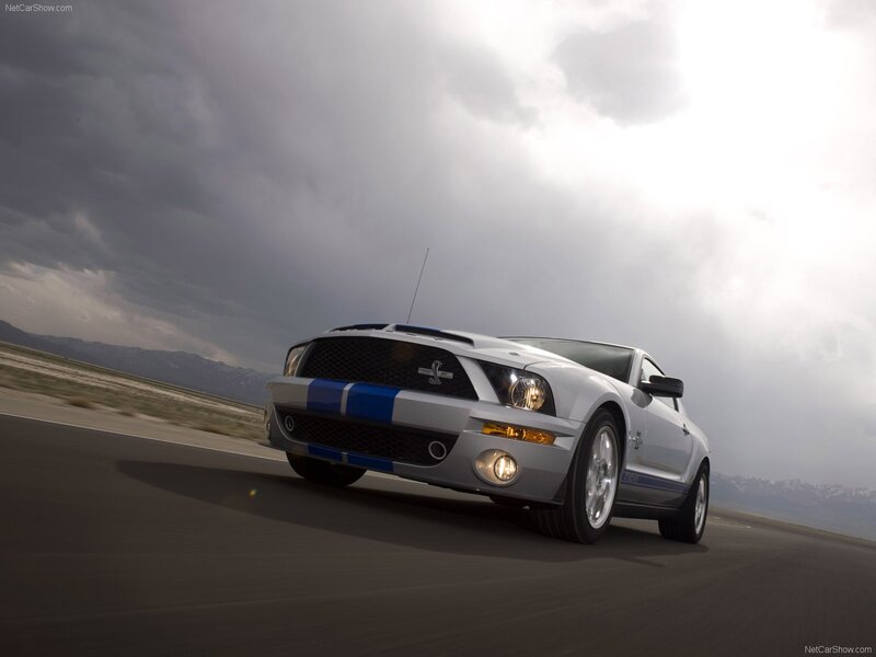 Silver Ford Mustang — Dramatic, Photograph, Car, Road