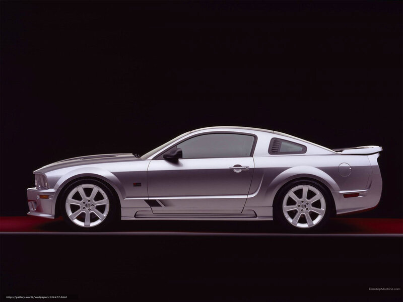 Silver Ford Mustang — Dramatic, Photograph, Car, Wheels