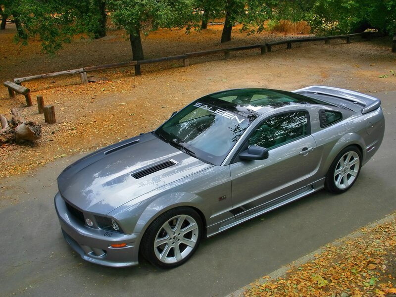 Silver Ford Mustang — Gray, Calm