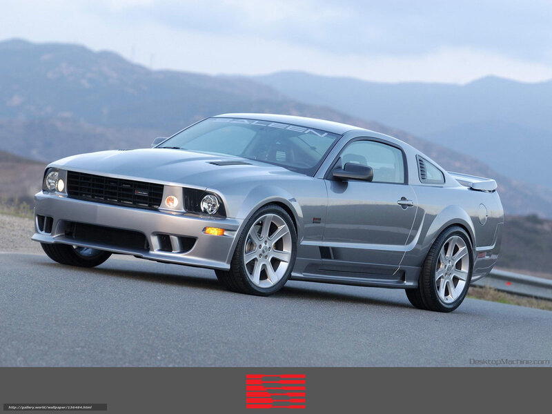 Silver Ford Mustang — Gray, Dramatic, Afternoon