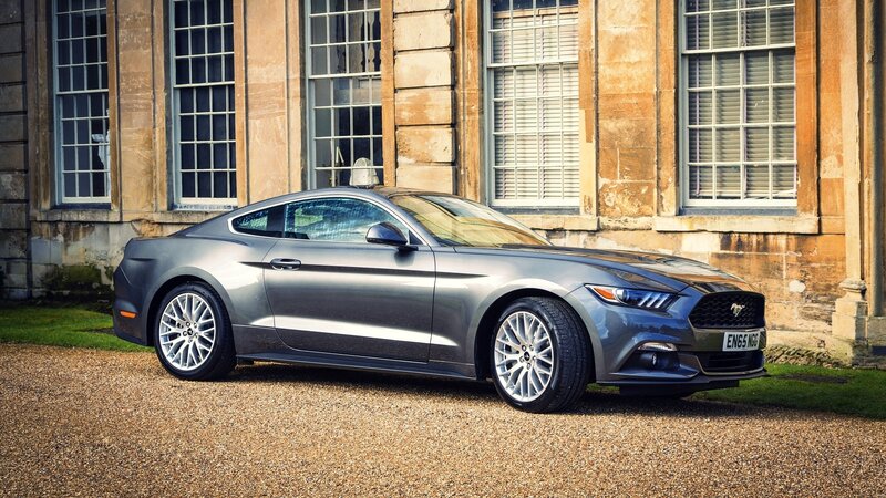 Silver Ford Mustang — Gray, Serene