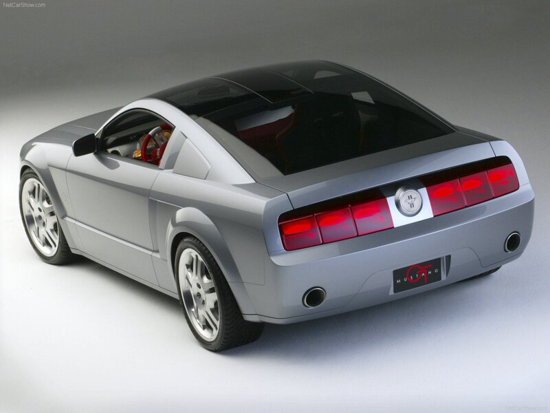 Silver Ford Mustang GT Concept