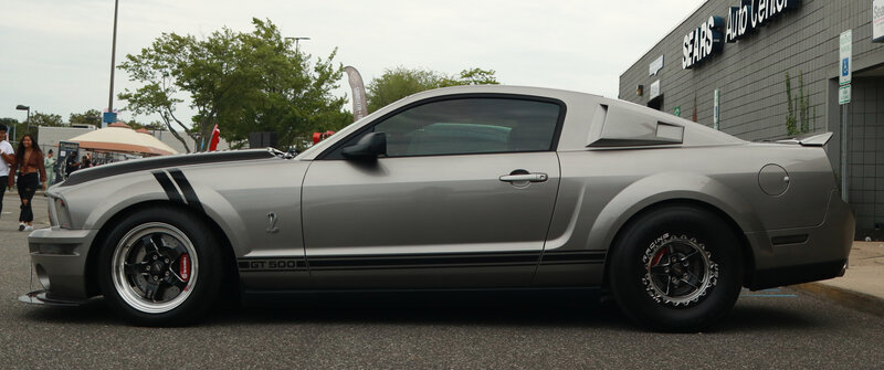 Silver Ford Mustang Gt500 — Gray