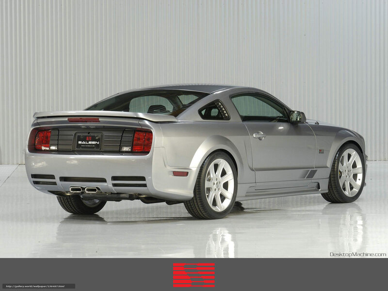 Silver Ford Mustang — Neutral, Photograph, Car, Wall