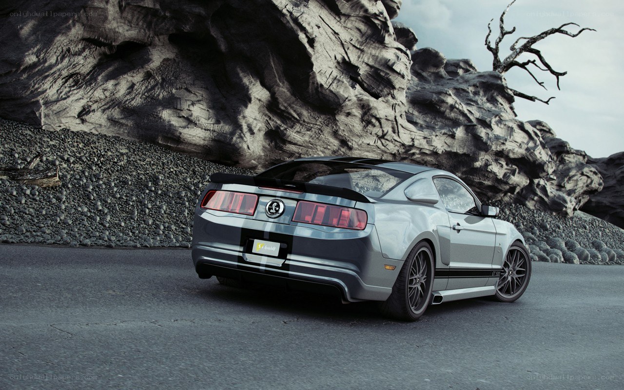 silver ford mustang on road