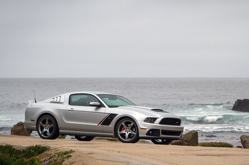Silver Ford Mustang — Serene, Photograph
