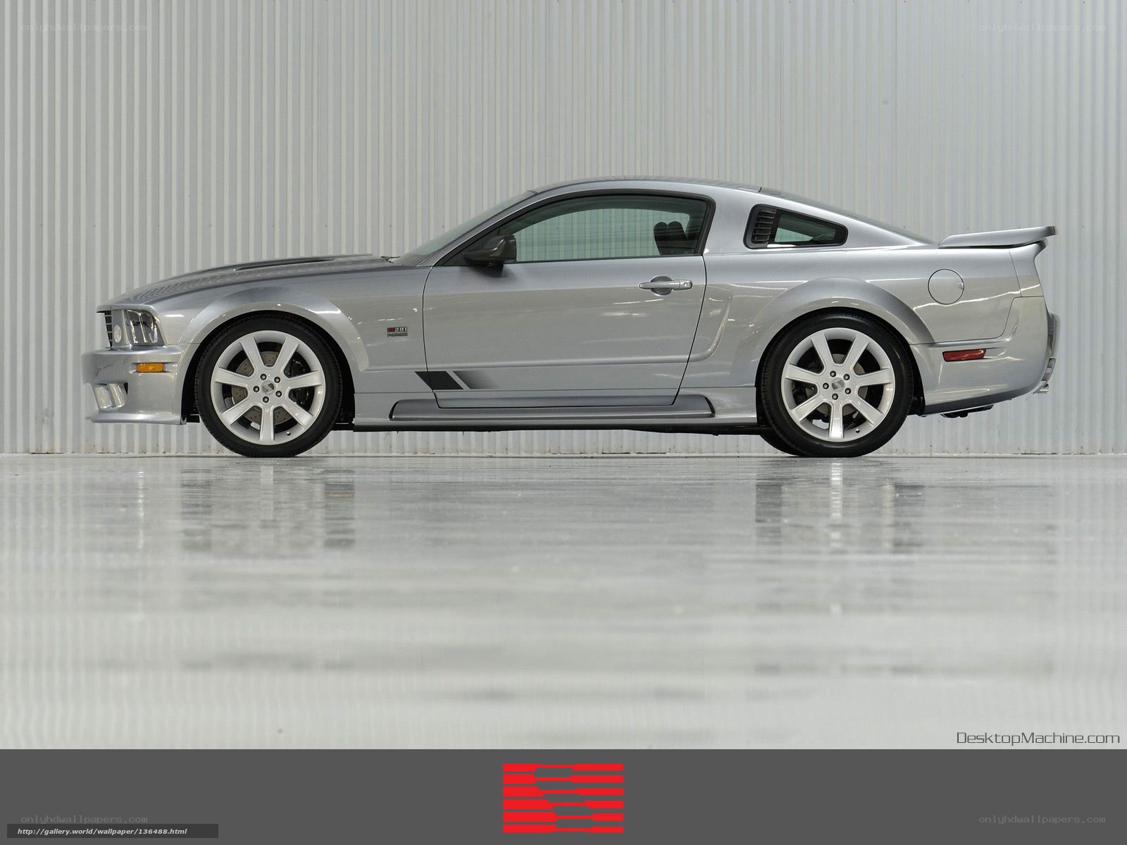 silver ford mustang shelby
