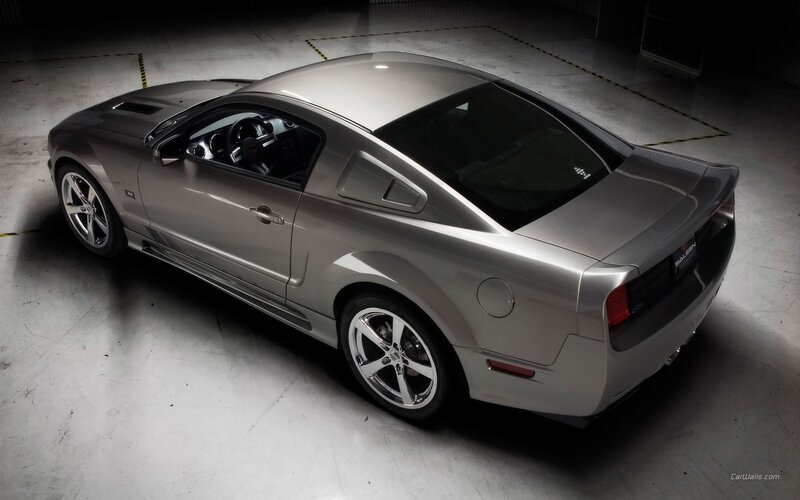 silver ford mustang shelby