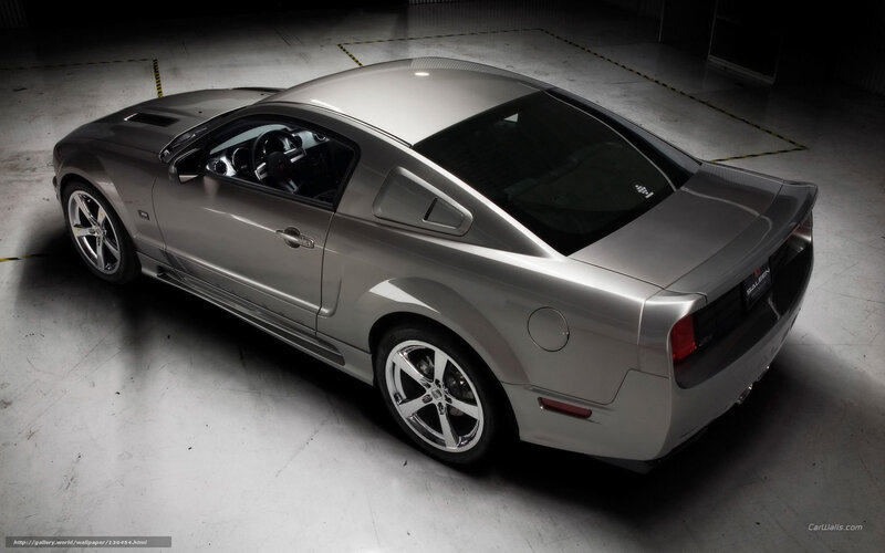 silver ford mustang shelby