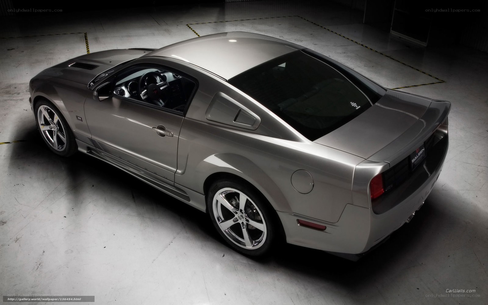 silver ford mustang shelby