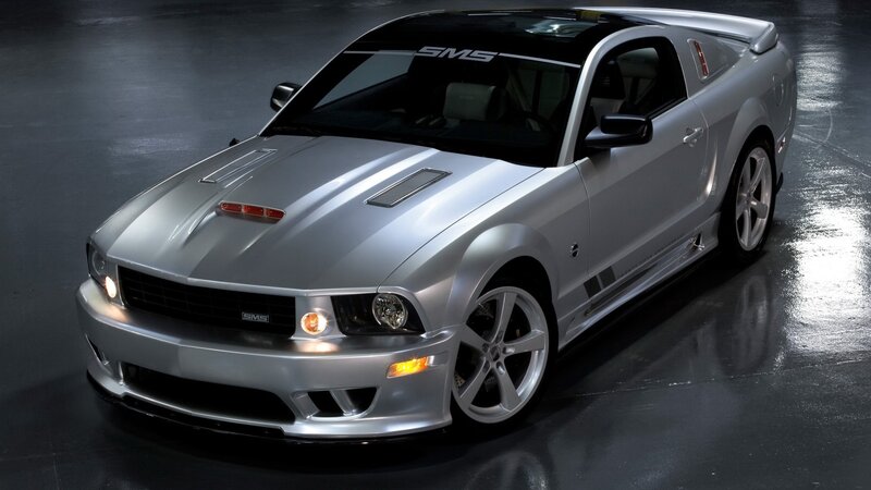 silver ford mustang sms