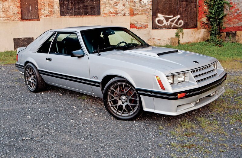 Silver Ford Mustang — Urban